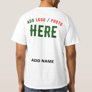 CAMISETA PERSONALIZABLE MODERNO ESTILO BLANCO VERIFICADO MA