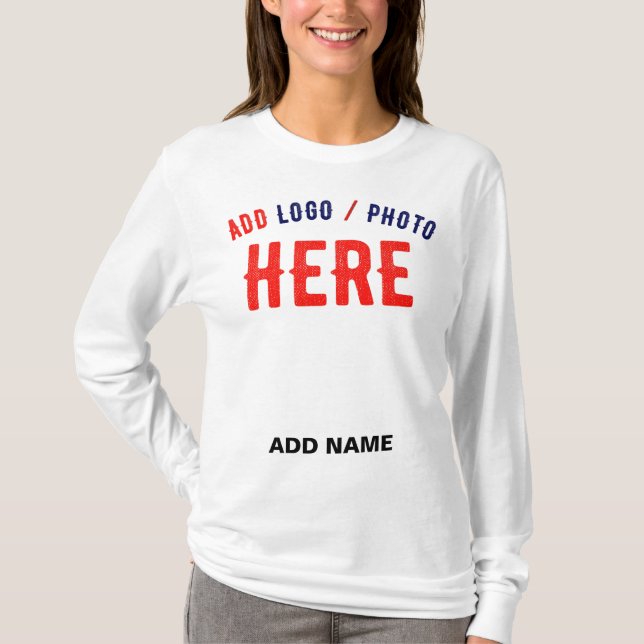 CAMISETA PERSONALIZABLE MODERNO ESTILO BLANCO VERIFICADO MA (Anverso)