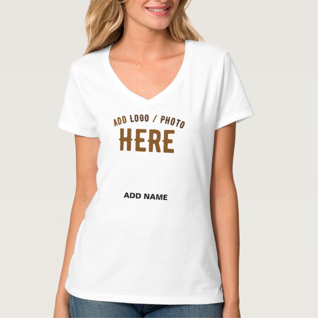CAMISETA PERSONALIZABLE MODERNO ESTILO BLANCO VERIFICADO MA (Anverso)