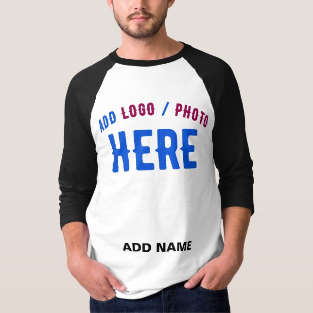 CAMISETA PERSONALIZABLE MODERNO ESTILO BLANCO VERIFICADO MA (Anverso)