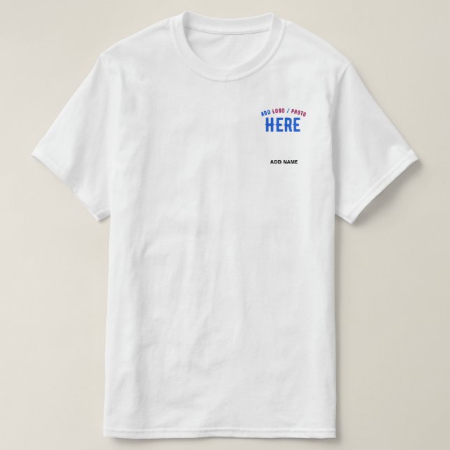 CAMISETA PERSONALIZABLE MODERNO ESTILO BLANCO VERIFICADO MA (Diseño del anverso)