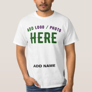 CAMISETA PERSONALIZABLE MODERNO ESTILO BLANCO VERIFICADO MA