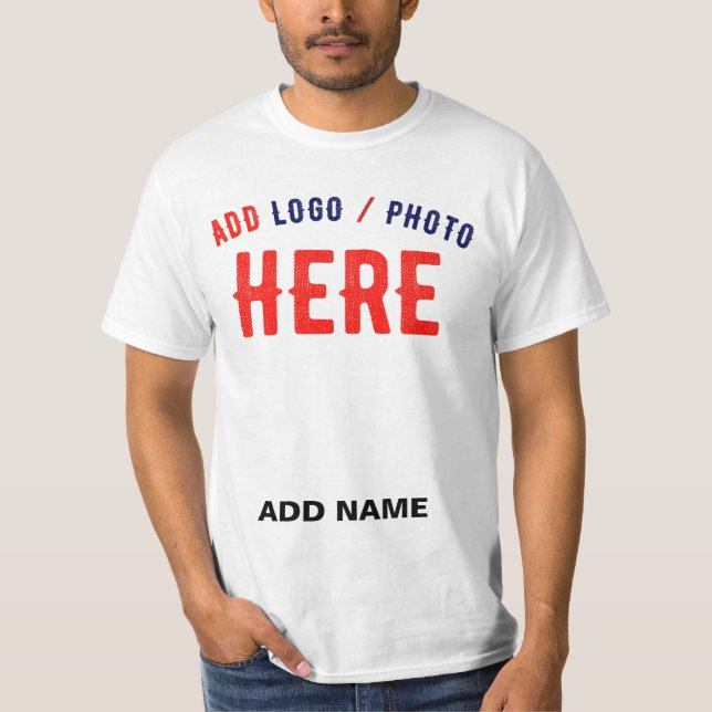 CAMISETA PERSONALIZABLE MODERNO ESTILO BLANCO VERIFICADO MA (Anverso)