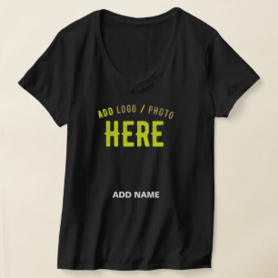 CAMISETA PERSONALIZABLE MODERNO ESTILO NEGRO VERIFICADO MAR