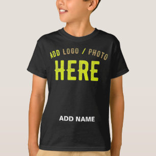 CAMISETA PERSONALIZABLE MODERNO ESTILO NEGRO VERIFICADO MAR