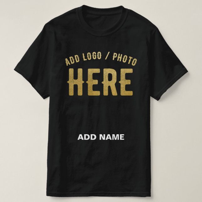 CAMISETA PERSONALIZABLE MODERNO ESTILO NEGRO VERIFICADO MAR (Diseño del anverso)