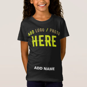 CAMISETA PERSONALIZABLE MODERNO ESTILO NEGRO VERIFICADO MAR
