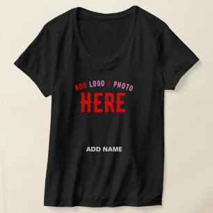 CAMISETA PERSONALIZABLE MODERNO ESTILO NEGRO VERIFICADO MAR