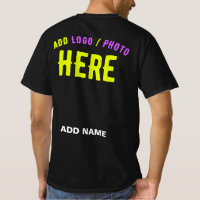 PERSONALIZABLE MODERNO ESTILO NEGRO VERIFICADO MAR