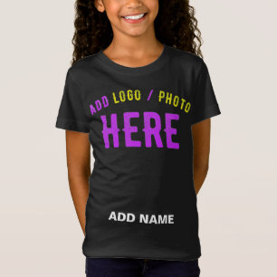 CAMISETA PERSONALIZABLE MODERNO ESTILO NEGRO VERIFICADO MAR
