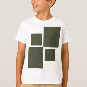 Camiseta Personalizable Moss Green Squares Tee