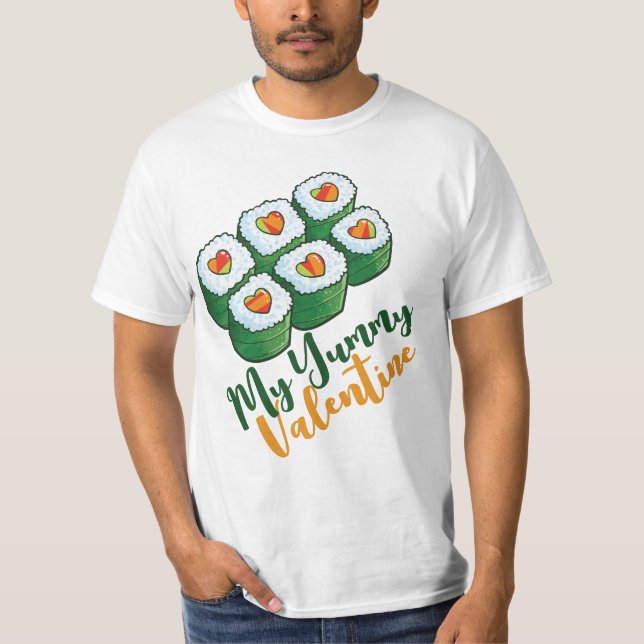 Camiseta Personalizable "My Yummy Valentine" (Anverso)
