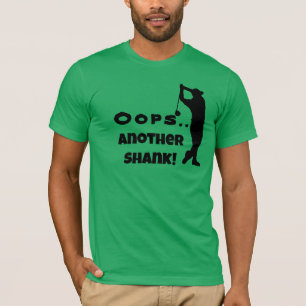 Camiseta Personalizable, otro shank Tee, divertido golf