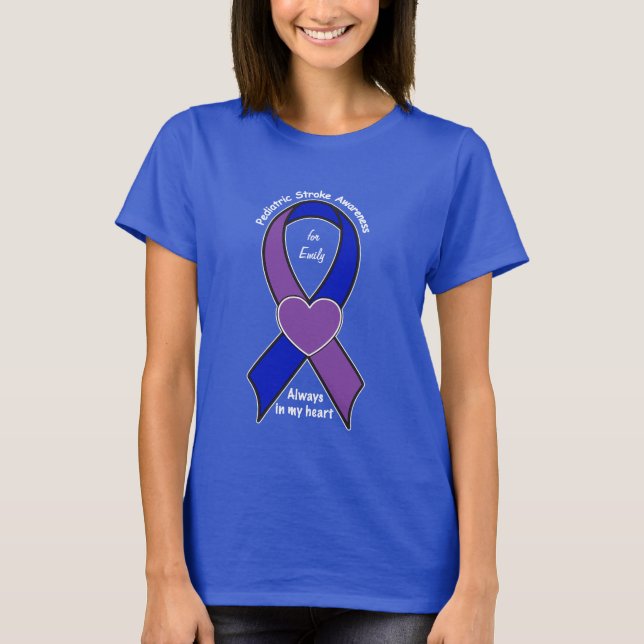 Camiseta Personalizable pediátrico del nombre de la (Anverso)