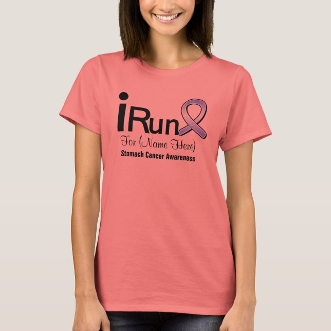 Camiseta Personalizable Que Corro Para Concienciación Sobre (Anverso)