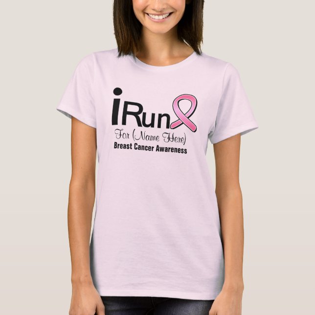 Camiseta Personalizable Que Corro Para Concienciar Sobre El (Anverso)