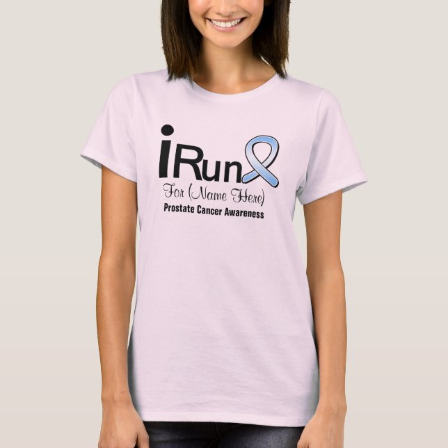 Camiseta Personalizable Que Corro Para Concienciar Sobre El (Anverso)