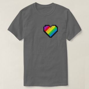 CAMISETA PERSONALIZABLE RAINBOW HEART BEAT