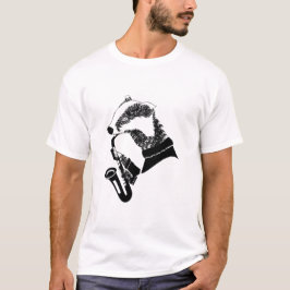 Camiseta Personalizable saxofónico Badger