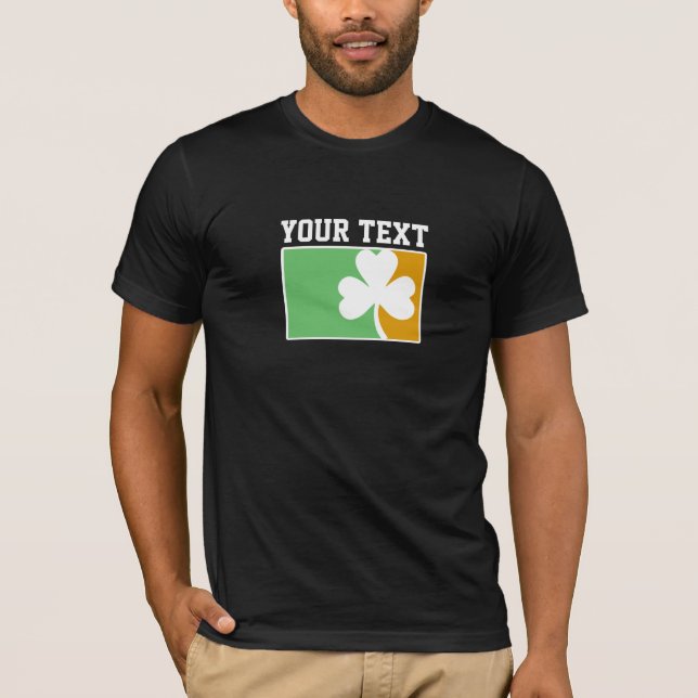 Camiseta Personalizable Shamrock de Irlanda (Anverso)