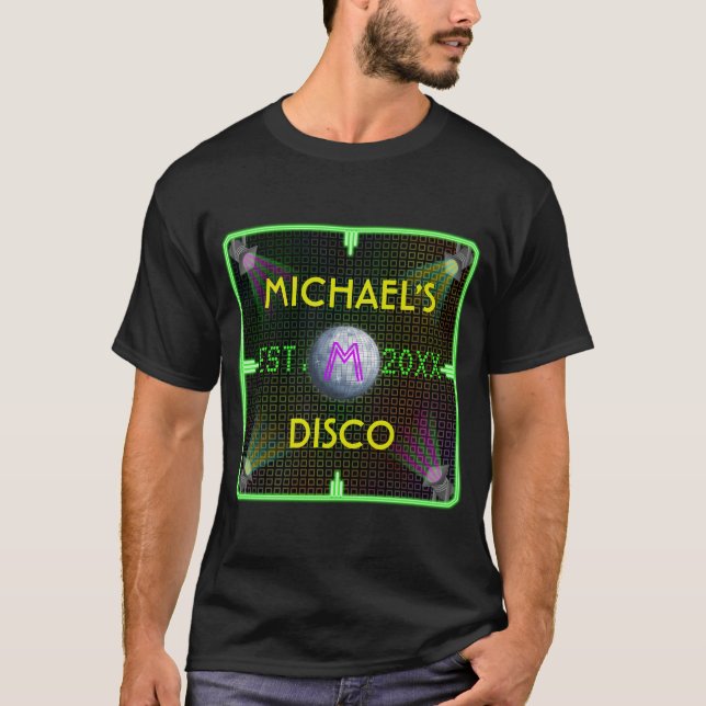 Camiseta Personalizable su bola de discoteca conocida de (Anverso)