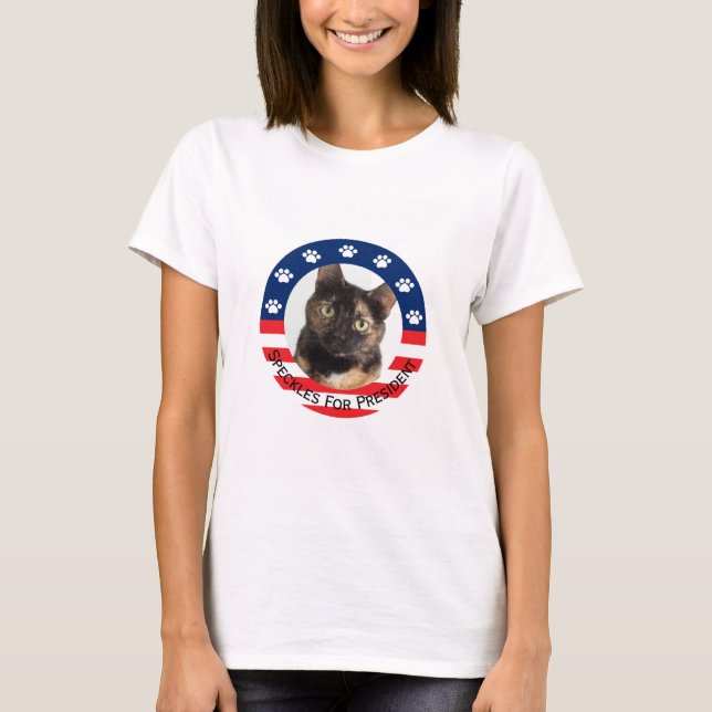 Camiseta Personalizable Su Mascota Para El Presidente (Anverso)