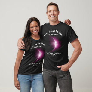 Camiseta Personalizable TOTAL DE ECLIPSE SOLAR