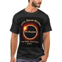 Personalizable TOTAL DE ECLIPSE SOLAR
