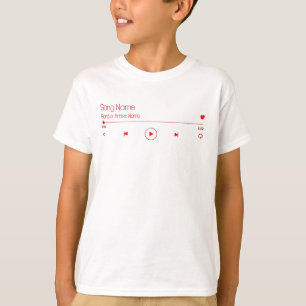 Camiseta Personalizable tu música favorita