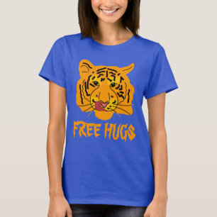 Camiseta Personalizable único de Tiger Free Hugs