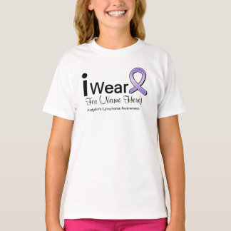 Camiseta Personalizable uso la cinta del linfoma de Hodgkin