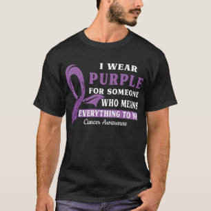 Camiseta Personalizable: Uso Púrpura Para Concienciación So