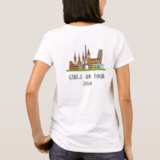 CAMISETA PERSONALIZABLE VERANO CHICAS DE VACACIONES DE EURO