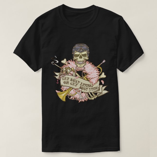 Camiseta Personalizable Vintage Skull (Diseño del anverso)