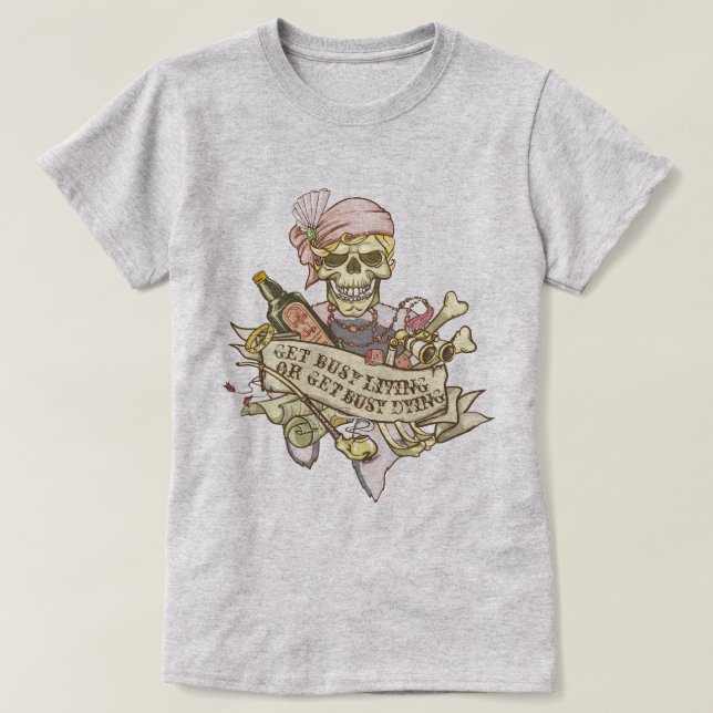 Camiseta Personalizable Vintage Skull (Diseño del anverso)