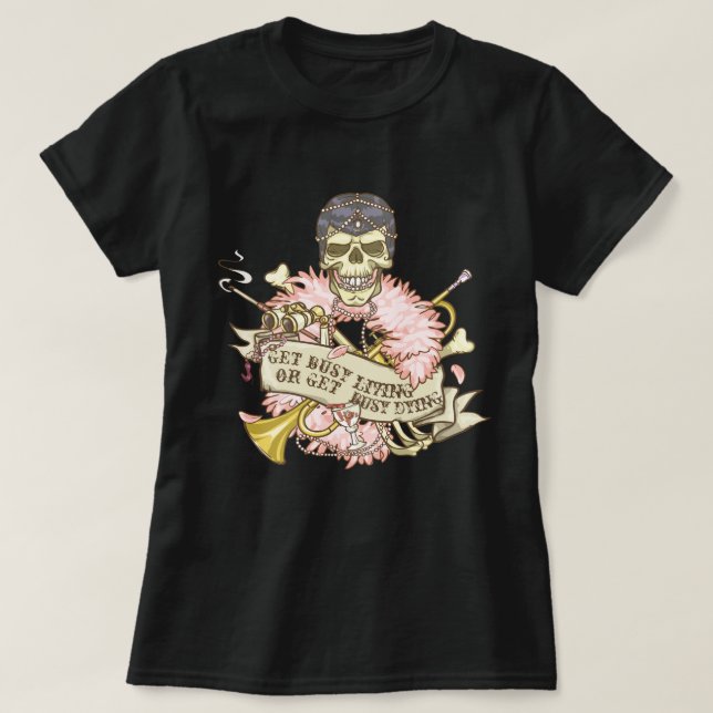 Camiseta Personalizable Vintage Skull (Diseño del anverso)