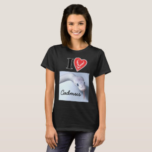 Camiseta Personalizable "yo (corazón) del pitón de la bol