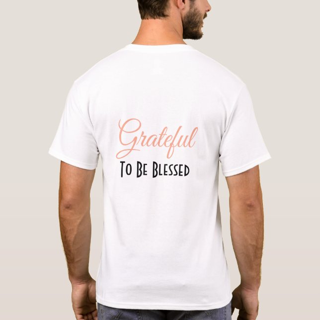 Camiseta Personalización - Agradecimiento por las cosas peq (Reverso)