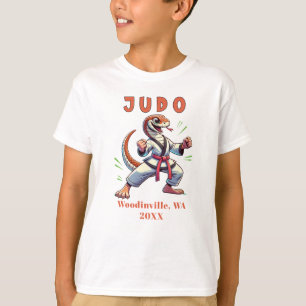 Camiseta Personalización de Judo Profesional Nombre de fech