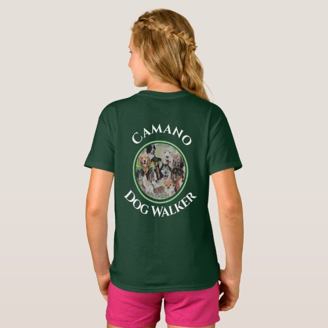 Camiseta Personalización de la ciudad, cargo de trabajo, de (Reverso completo)