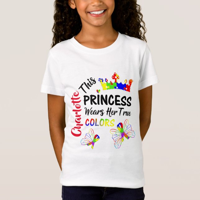 Camiseta Personalización de la conciencia sobre el autismo  (Anverso)