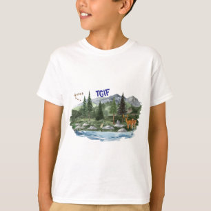 Camiseta Personalización de la vida silvestre alta de las m