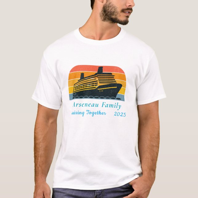 Camiseta Personalización de las vacaciones en familia (Anverso)