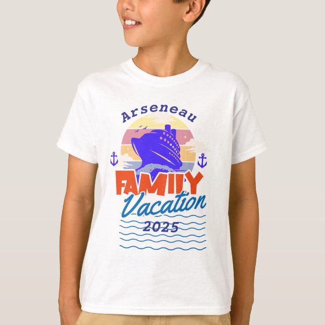 Camiseta PERSONALIZACIÓN DE Naranjas/cruceros familiares pa (Anverso)