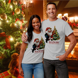 Camiseta Personalización de Navidades de perro escocés de C
