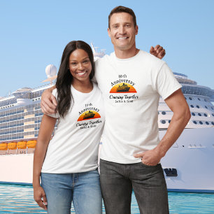Camiseta Personalización del crucero en el aniversario del