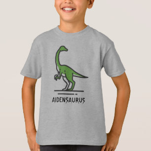 Camiseta Personalización del nombre de dinosaurio Personal