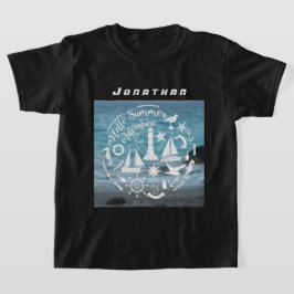 Camiseta Personalización del tema marino Hola Aventura de v