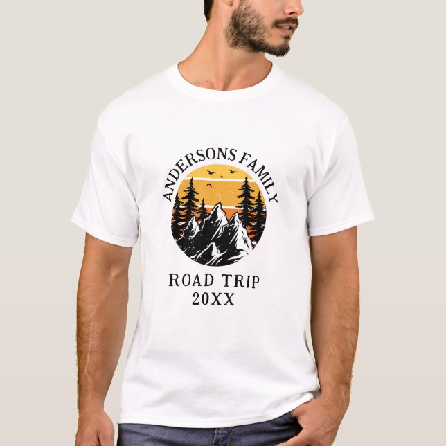 Camiseta Personalización del viaje por carretera de Reunión (Anverso)