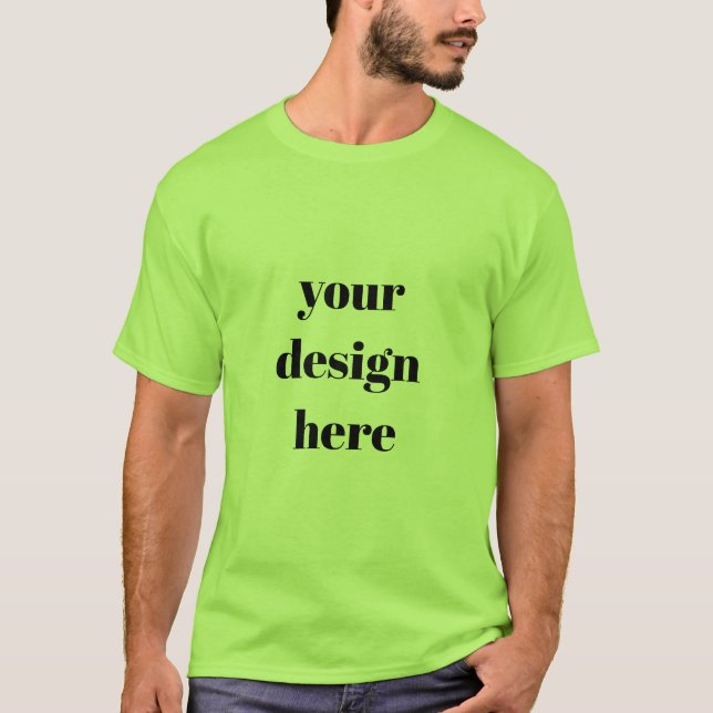 Camiseta Personalización o Personalizar (Anverso)